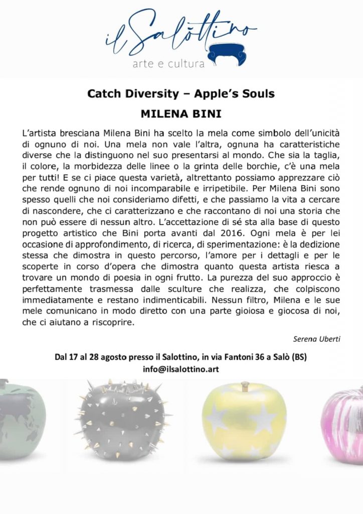 presentazione APPLE'S SOULS